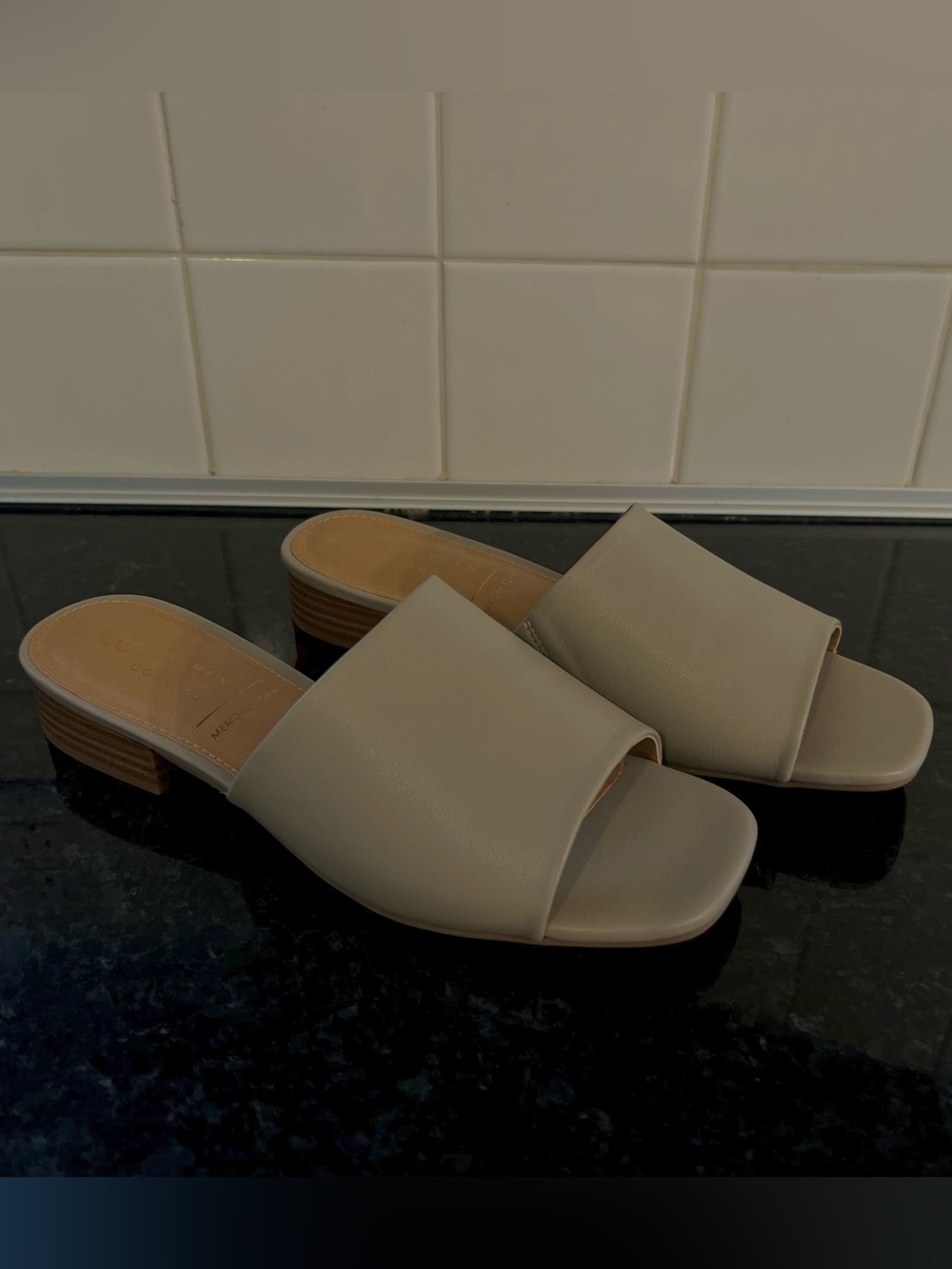 Lauren Conrad Taupe Sandals - Picture 2 of 5